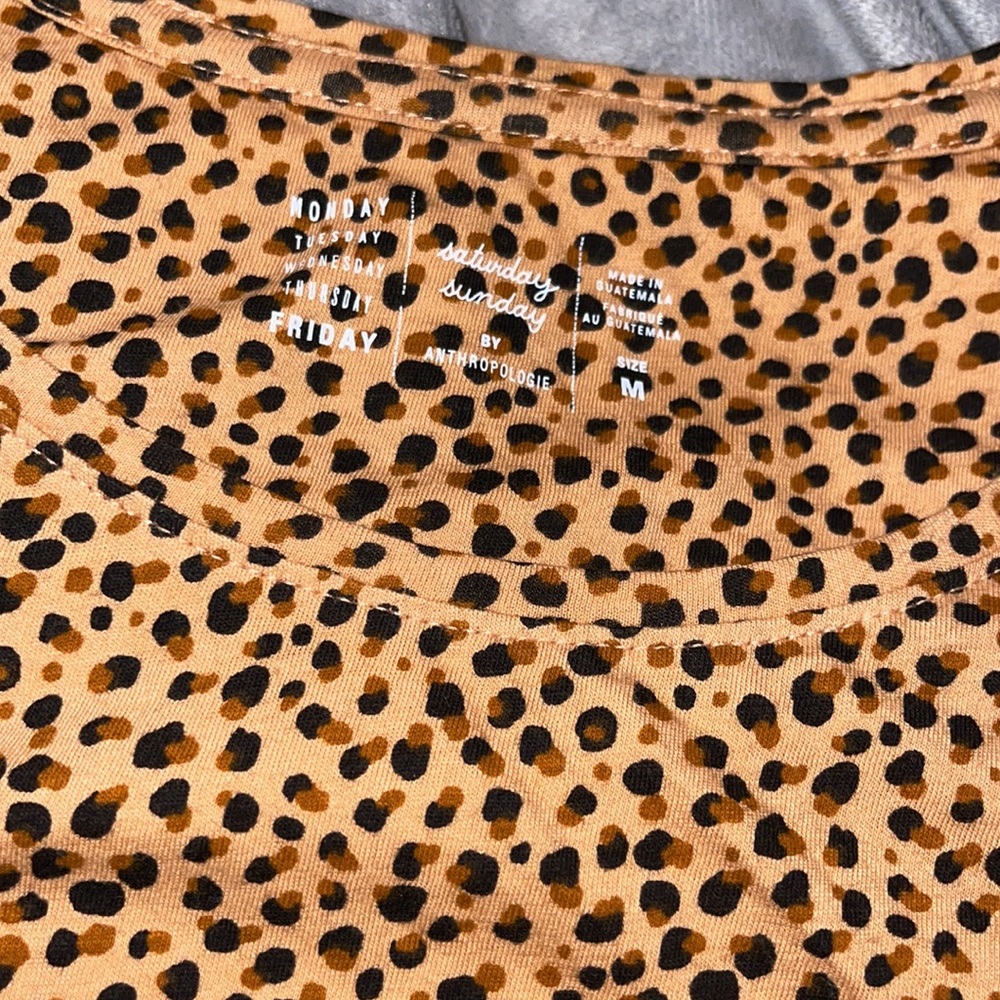 Anthropologie // Merci Spotted Graphic Tee NWOT🌛 - Picture 7 of 12